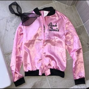 Grease "Pink Dolls" Ladies zip up jacket